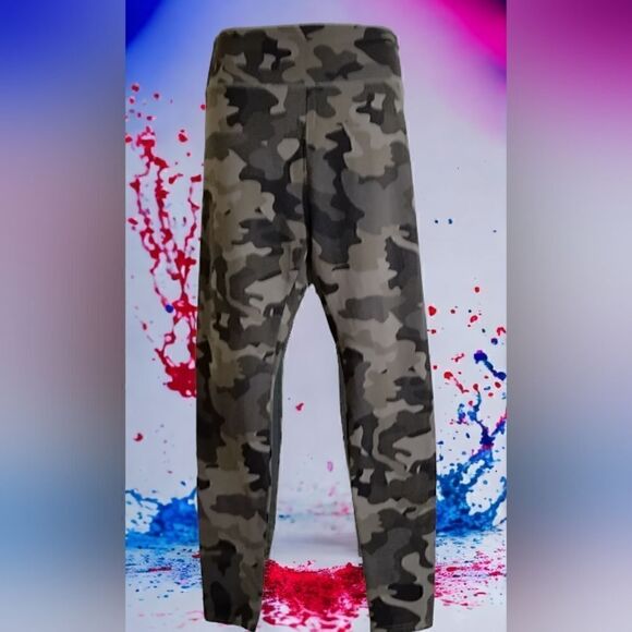WILD FABLE Women's Leggings HIGH WAISTED Classic  GRAY CAMO LG - Picture 7 of 9